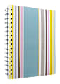Carolina Pad and Paper Pattern Play Fat Notebook, 3-Hole Punched, 6 1/2" x 9 1/2", 3 Subjects, College Ruled, 60 Sheets