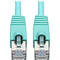 Tripp Lite Cat6a Snagless Shielded STP Patch Cable 10G, PoE, Aqua M/M 7ft - First End: 1x RJ-45 Male Network - N262007AQ 1 thumbnail image