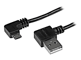 StarTech.com 2m 6 ft Micro-USB Cable with Right-Angled Connectors - M/M - USB A to Micro B Cable - 6ft Right Angle Micro USB Cable (USB2AUB2RA2M) 1 thumbnail image