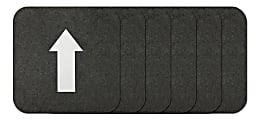 M + A Matting Sure Stride Directional Mats, 17” x 17”, Smoke, Pack Of 6 Mats 1 thumbnail image