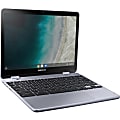 Samsung Chromebook Plus XE525QBB-K01US 12.2" Touchscreen 2 in 1 Chromebook - 1920 x 1200 - Intel Celeron 3965Y 1.50 GHz - 4 GB RAM - 32 GB Flash Memory - Stealth Silver - Chrome OS - Intel HD Graphics 615