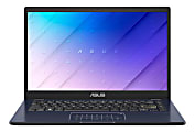 ASUS® E410 Laptop, 14" Screen Intel® Pentium™ Silver, 4GB Memory, 128GB eMMC Memory, Windows 10 in S Mode + Office 365, E410MA-OH24