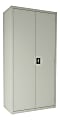 Lorell® Steel Locking Janitorial Storage Cabinet, Light Gray