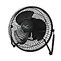 Vie Air 8" High-Velocity Desk And Floor Fan, 10" x 5-1/2", Black