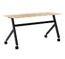 basyx by HON® Multipurpose 60"W Fixed Base Training Table, Wheat