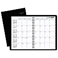 AT-A-GLANCE® DayMinder® 14-Month Monthly Planner, 7 7/8" x 11 3/4", Black, December 2018 To February 2020 1 thumbnail image