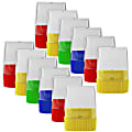 Trailmaker Dome Single Hole Handheld Pencil Sharpeners, 2-1/4”H x 5/16"W x 1-1/2”D, Assorted Colors, Pack Of 100 Sharpeners 1 thumbnail image