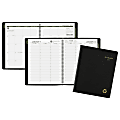 AT-A-GLANCE® Weekly/Monthly Appointment Book/Planner, 8 1/4" x 10 7/8", 100% Recycled, Black, January to December 2019