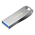 SanDisk Ultra Luxe USB 3.1 Flash Drive, 128GB, Silver Metal