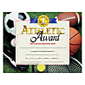 Hayes Athletic Award Certificates, 8 1/2" x 11", Multicolor, 30 Certificates Per Pack, Bundle Of 6 Packs