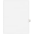 Avery® Individual Legal Dividers Avery® Style, Letter Size, Side Tab #16, White Dividers/White Tabs