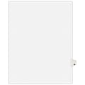 Avery® Individual Legal Dividers Avery® Style, Letter Size, Side Tab #20, White Dividers/White Tabs
