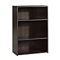 Sauder® Beginnings 35 5/16"H 3-Shelf Transitional Bookcase, Red/Dark Finish, Standard Delivery