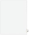 Avery® Individual Legal Dividers Avery® Style, Letter Size, Side Tab #24, White Dividers/White Tabs