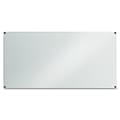 Lorell® Glass Unframed Dry-Erase Whiteboard, 36" x 72", White