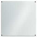 Lorell® Unframed Dry-Erase Glass Whiteboard, 42" x 42", Frost