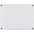 Lorell® Non-Magnetic Unframed Dry-Erase Glass Whiteboard, 48" x 36", Frost