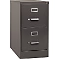 Lorell® Fortress 26-1/2"D Vertical 2-Drawer Letter-Size File Cabinet, Medium Tone 1 thumbnail image