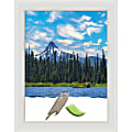 Amanti Art Flair Soft White Picture Frame, 22" x 28", Matted For 18" x 24"