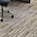 Lorell® Big and Tall Polycarbonate Hard Floor Chair Mat, 36" x 48"