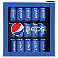 Pepsi 1.8 Cu Ft Freestanding Compact Refrigerator With Glass Door, Blue 1 thumbnail image