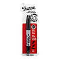 Sharpie® Twin-Tip Permanent Marker, Bold/Chisel Points, Black 1 thumbnail image