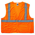 Ergodyne GloWear Safety Vest, Econo Breakaway, Type-R Class 2, 4X/5X, Orange, 8215BA