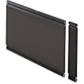 Lorell® Desktop Panel System Fabric Panel, 24"W x 12"H, Black
