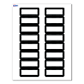 Avery® Print-To-The-Edge Labels With Sure Feed® Technology, S00-D24-PRWMP10, Rectangle, 1" x 2-5/8", Matte White, Preprinted Black & White Polka Dots Design, Pack Of 160 1 thumbnail image