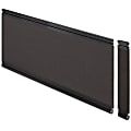 Lorell® Desktop Panel System Fabric Panel, 36"W x 12"H, Black