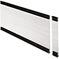 Lorell® Desktop Panel System Glazed Panel, 42"W x 12"H, Clear Glaze