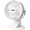 Lorell USB Personal Fan, 127 mm Fan Diameter, 2 Speed, Breeze Mode, Quiet, Adjustable Tilt Head, 7.7"H x 5.8"W, White 1 thumbnail image