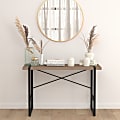 Flash Furniture Console Table, 30"H x 47-1/4"W x 23-3/4"D, Black/Rustic 1 thumbnail image