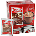 Nestle Rich Chocolate Hot Cocoa 0.71 Oz Box Of 50 Packets