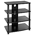 Mount-It! MI-868 Media Stand Entertainment Center, 27-3/4”H x 23-3/4”W x 15-1/2”D, Black 1 thumbnail image