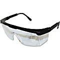 ProGuard Classic 801 Single Lens Safety Eyewear - Universal Size - Ultraviolet, Impact, Eye Protection - Polycarbonate - Clear Lens - Clear Frame - Scratch Resistant, Adjustable Temple, High Visibility, Wraparound Lens, Comfortable - 12 / Carton