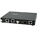 Perle SMI-1000-S2LC120 - Fiber media converter - GigE - 1000Base-T, 1000Base-EZX - RJ-45 / LC single-mode - up to 74.6 miles - 1550 nm