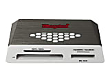 Kingston High-Speed Media Reader - Card reader (CF I, CF II, MS, MS PRO, SD, MS Duo, MS PRO Duo, CF, microSD, SDHC, microSDHC, MS PRO-HG Duo, SDHC UHS-I, SDXC UHS-I, microSDHC UHS-I, microSDXC UHS-I) - USB 3.0 1 thumbnail image