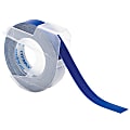 DYMO® 5201-06 Embossed Vinyl Labeling Tape, 0.38" x 9.8', Glossy Blue 1 thumbnail image