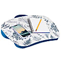 LapGear® MyStyle Lap Desk, 2-5/8”H x 17”W x 13-1/4”D, Blue Garden