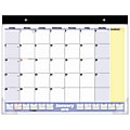 AT-A-GLANCE® QuickNotes® 13-Month Desk Pad Calendar, 22" x 17", White, January 2018 to January 2019 (SK70000-18)