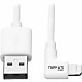 Tripp Lite Lightning to USB Sync Charge CAble Right-Angle  - M100006LRAWH 1 thumbnail image