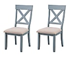 Coast to Coast Dining Chairs, Natural, Set Of 2 Chairs