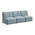 Bush Business Furniture Assemble Modular 3 Seater Sectional Lounge Sofa, Mist Fabric, Standard Delivery 1 thumbnail image