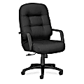 HON® 2090 Series Pillow Soft Executive High-Back Chair, Charcoal/Black