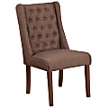 Flash Furniture Hercules Preston Tufted Parsons Chair, Brown