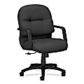 HON® 2090 Series Pillow Soft Mid-Back Chair, Black/Charcoal