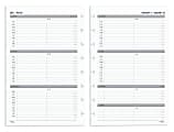 TUL® Discbound Weekly Refill Pages, Junior Size, 5-1/2" x 8-1/2", January To December 2021, TULJRFLR-TIME-RY