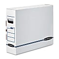 Bankers Box® X-Ray Storage Boxes, 15 3/4" x 5 1/4" x 19 3/4", White/Blue, Case Of 6 1 thumbnail image
