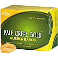 Alliance Rubber Pale Crepe Gold® Rubber Bands In 1/4-Lb Box, #12, 1 3/4" x 1/16", Box Of 944 1 thumbnail image